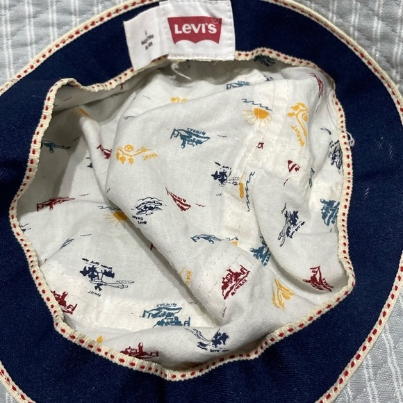Levis Cotton Striped Bucket Hat - Picture 5 of 5
